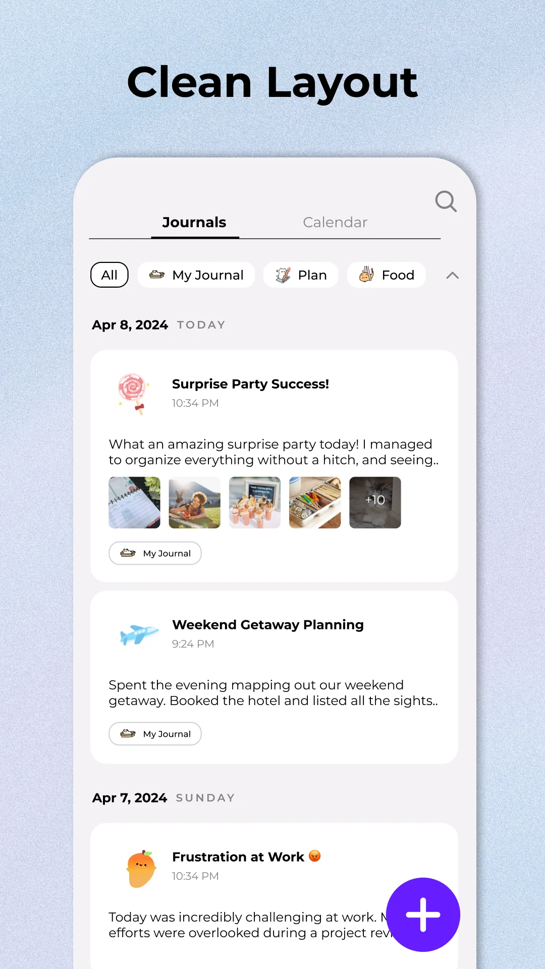 Miuu Note: Cute Diary Journal screenshot